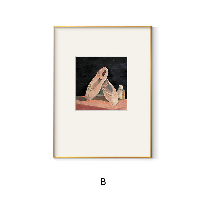 Elegant Framed Ballerina Artwork Homeandso