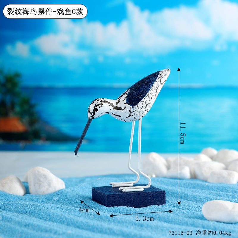 Decorative Coastal Shore Bird Figurine Homeandso