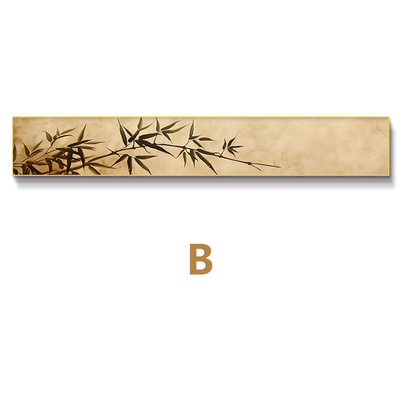 Bamboo-Inspired Horizontal Wall Art Homeandso