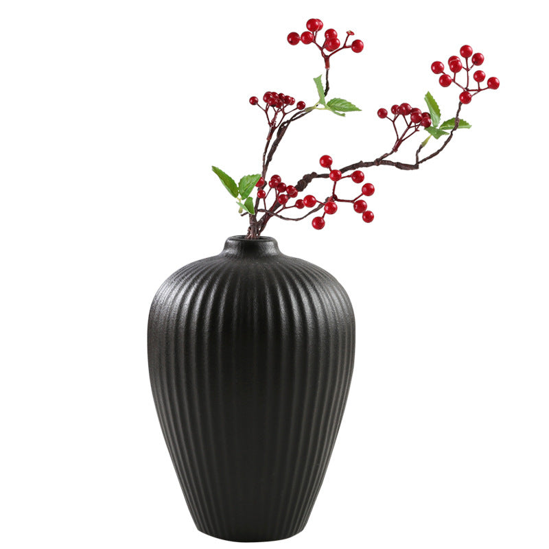 Decorative Textured Ceramic Vase Homeandso