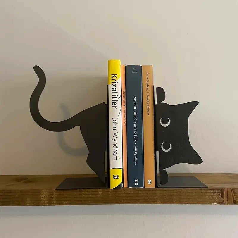 Cat-Themed Bookends Homeandso