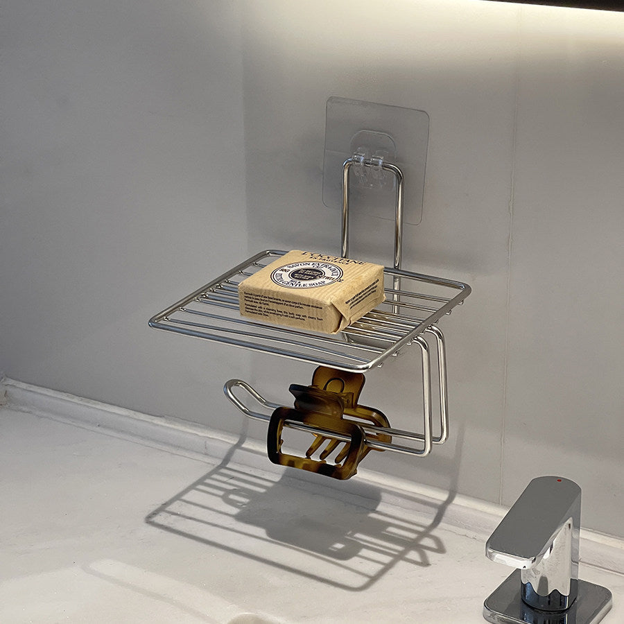 Wall-Mounted Bathroom Storage Rack