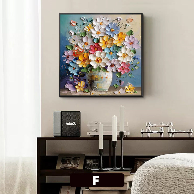 Floral 3D Textured Canvas Wall Art Homeandso