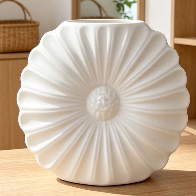 Artistic Fluted Decorative Planter