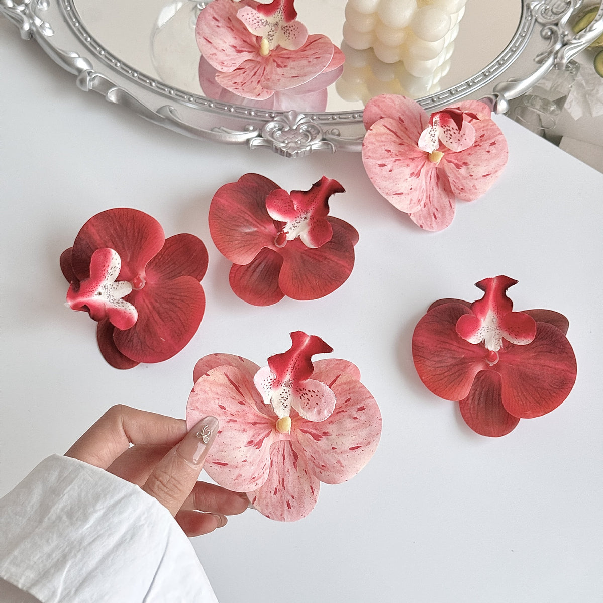 Decorative Orchid Flower Accent