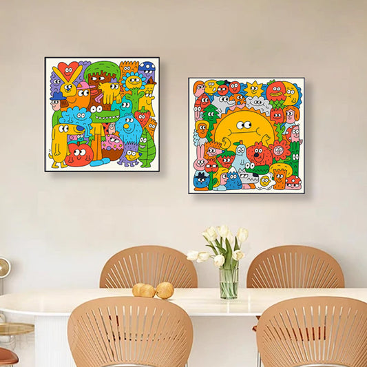 Whimsical Forest Creature Illustration Art Print Homeandso