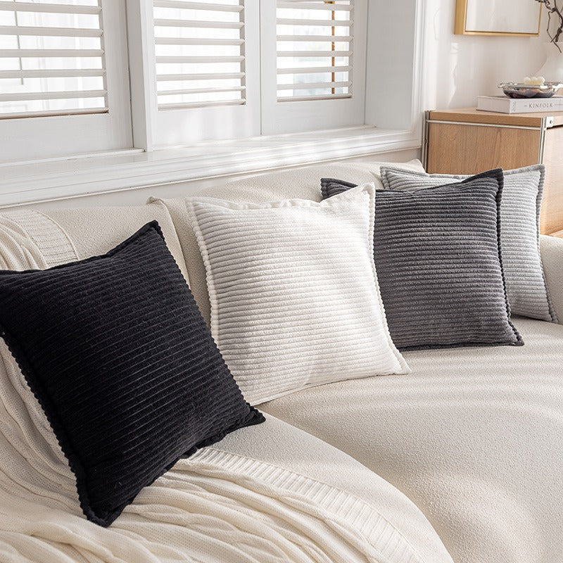 Ribbed Velvet Cushion