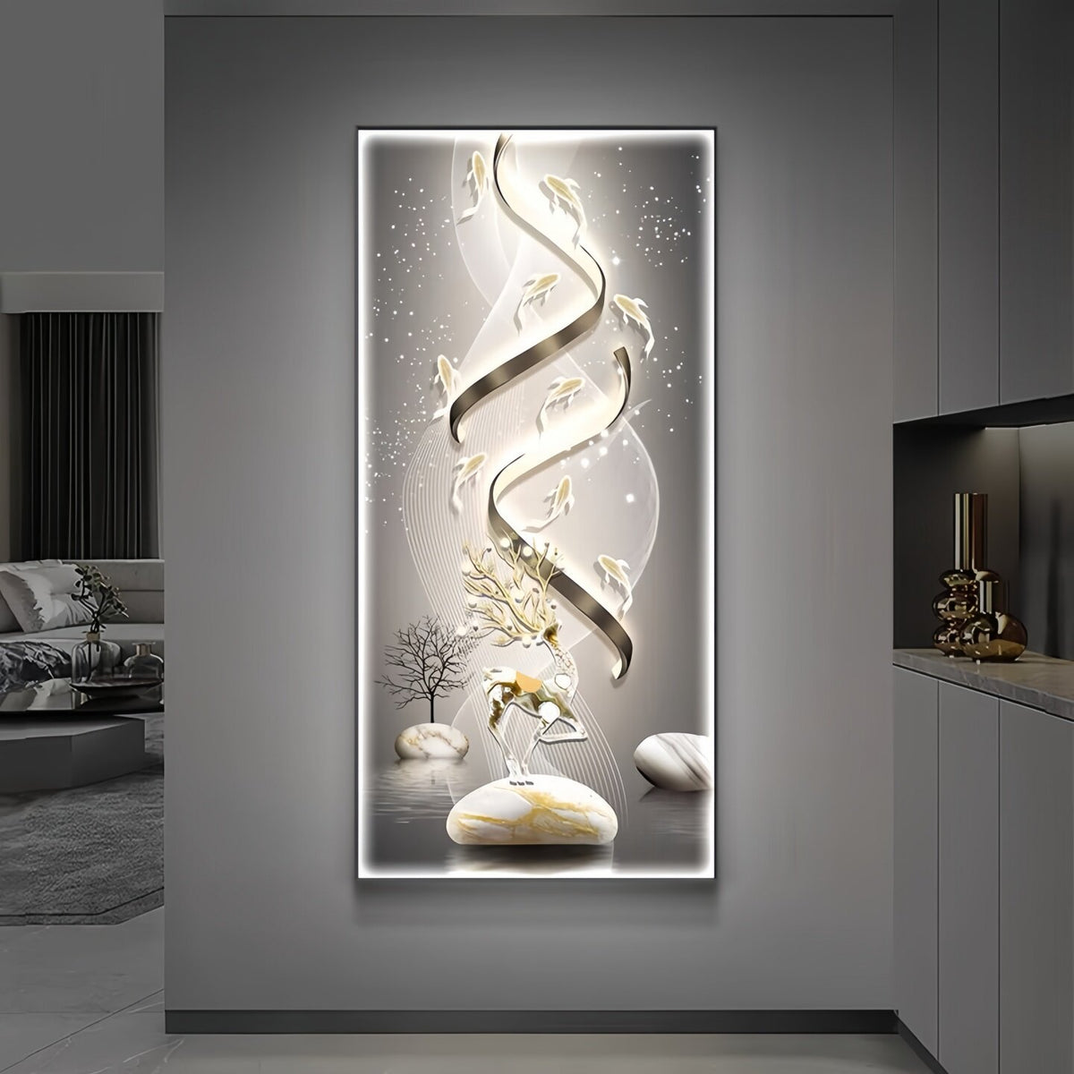 Abstract LED Wall Art Homeandso