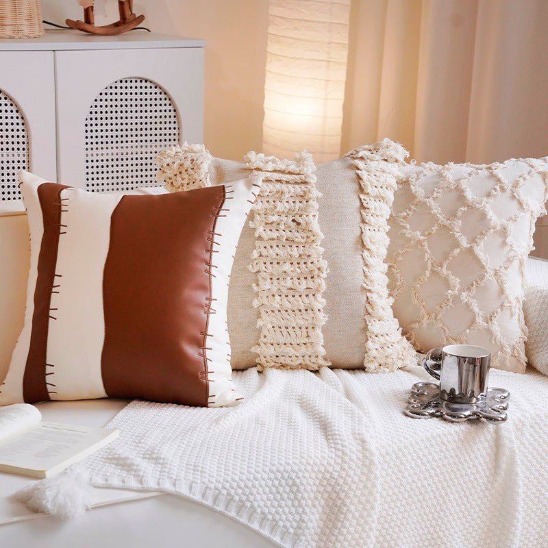 Decorative Landscape Patterned Throw Pillow