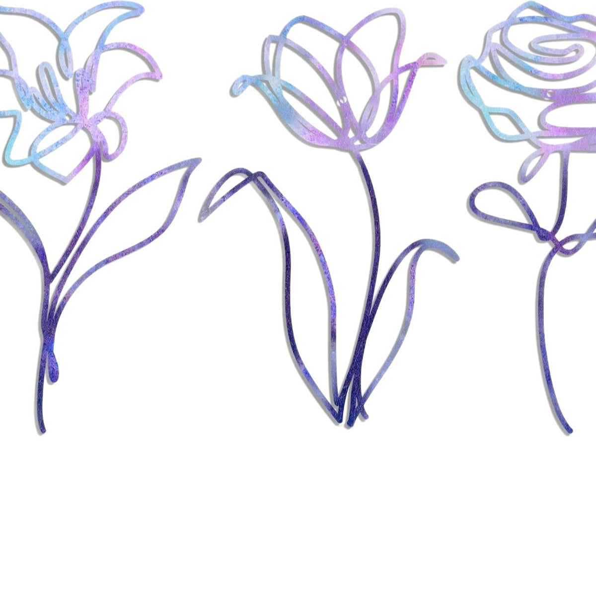 Decorative Wire Flower Wall Art Homeandso
