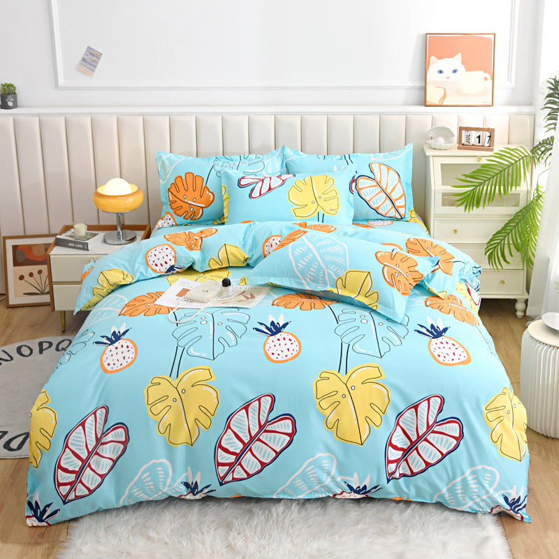 Floral Patterned Duvet Cover Set
