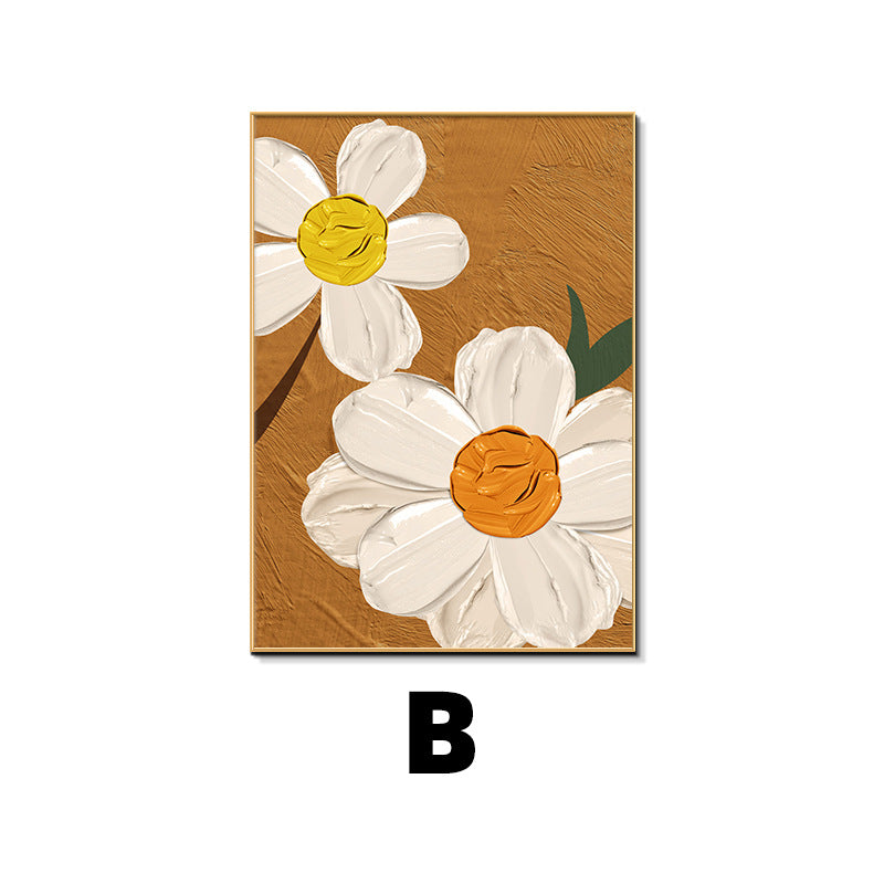 Framed Floral Textured Wall Art Homeandso