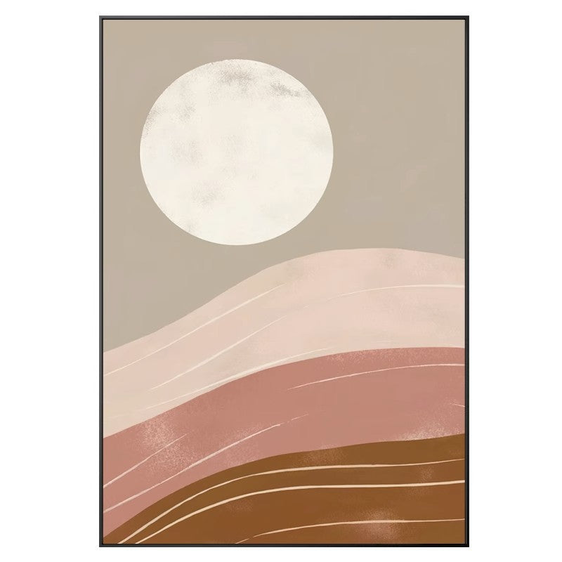 Abstract Desert Landscape Art Print Homeandso
