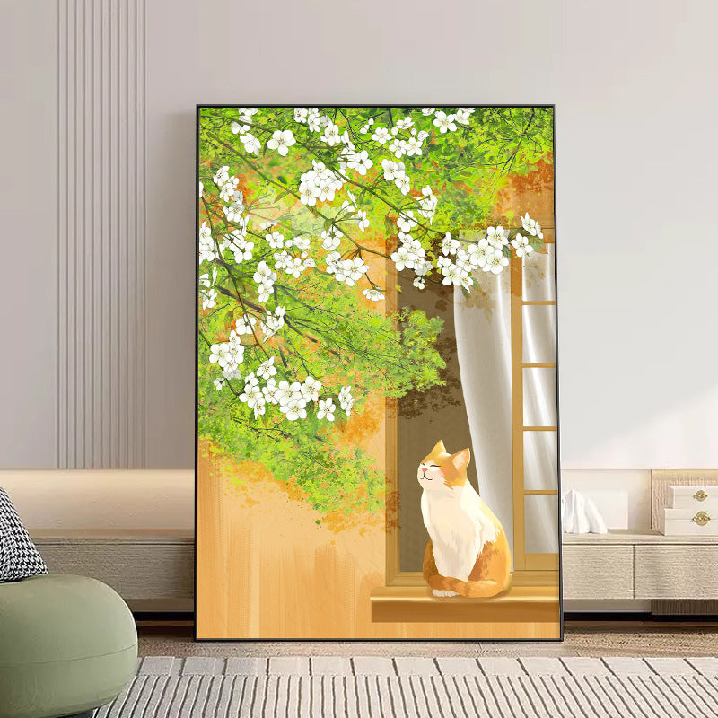 Decorative Cat-Themed Canvas Art Homeandso