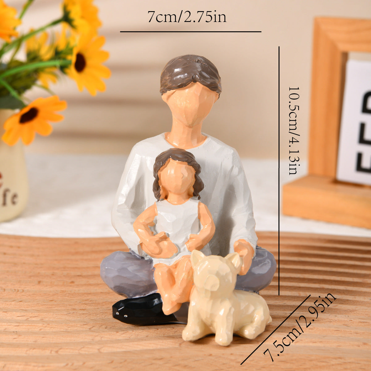 Family Embrace Decorative Figurine Homeandso