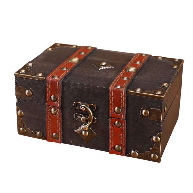 Vintage-Inspired Wooden Keepsake Box Homeandso
