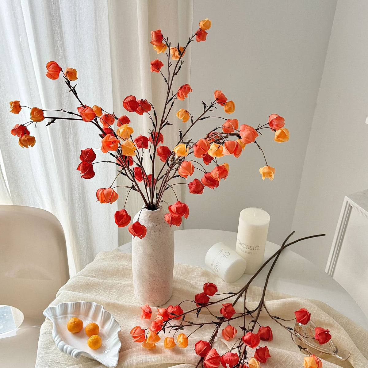 Decorative Faux Floral Branch for Home Display