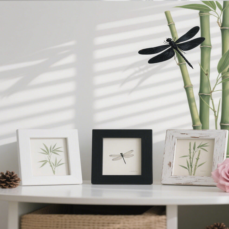 Decorative Bamboo Dragonfly Art Frame