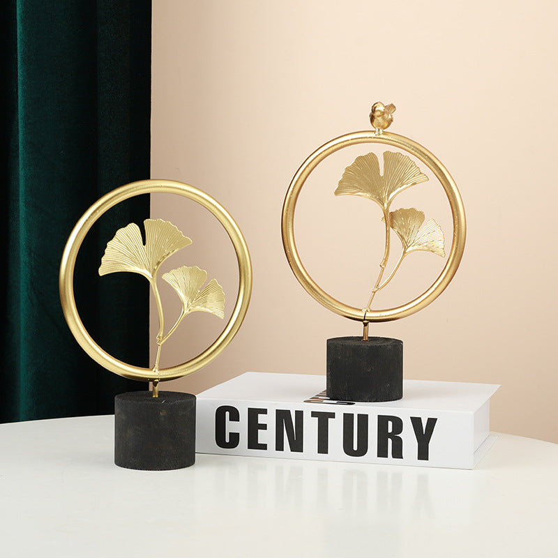Elegant Ginkgo Leaf Sculpture Homeandso