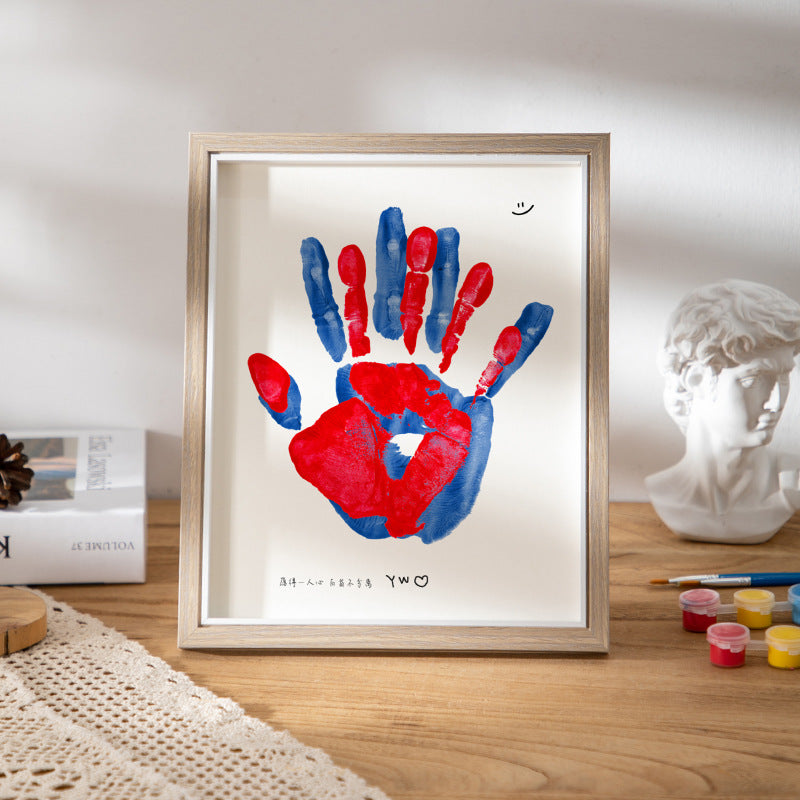 Custom Handprint Art Display Frame