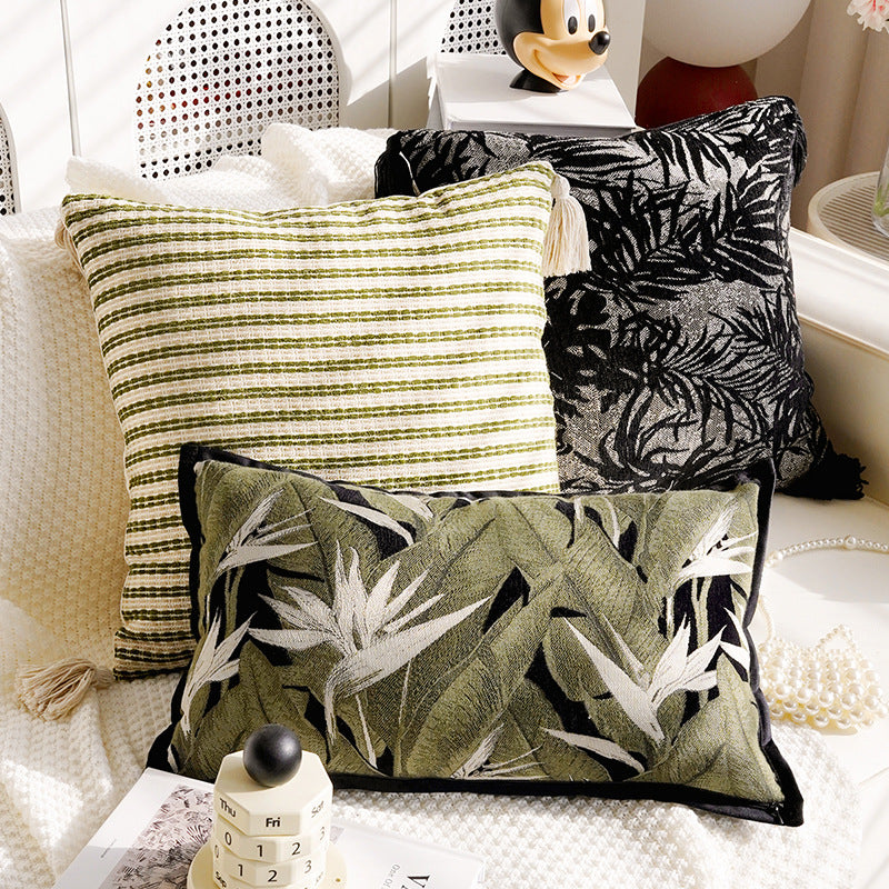 Artistic Botanical Throw Pillow