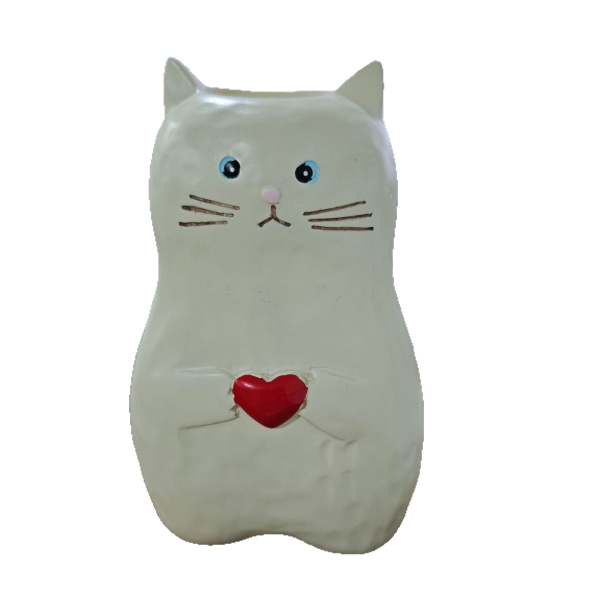 Cute Wooden Cat Figurine Homeandso