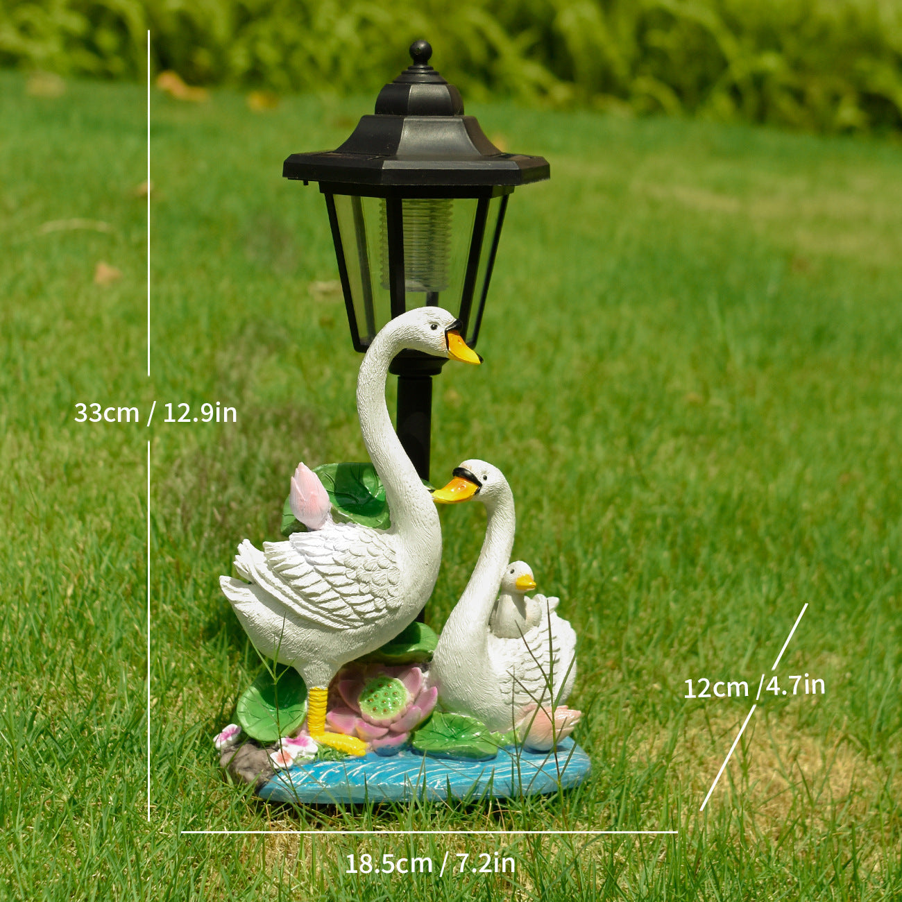 Decorative Swan Lantern Homeandso