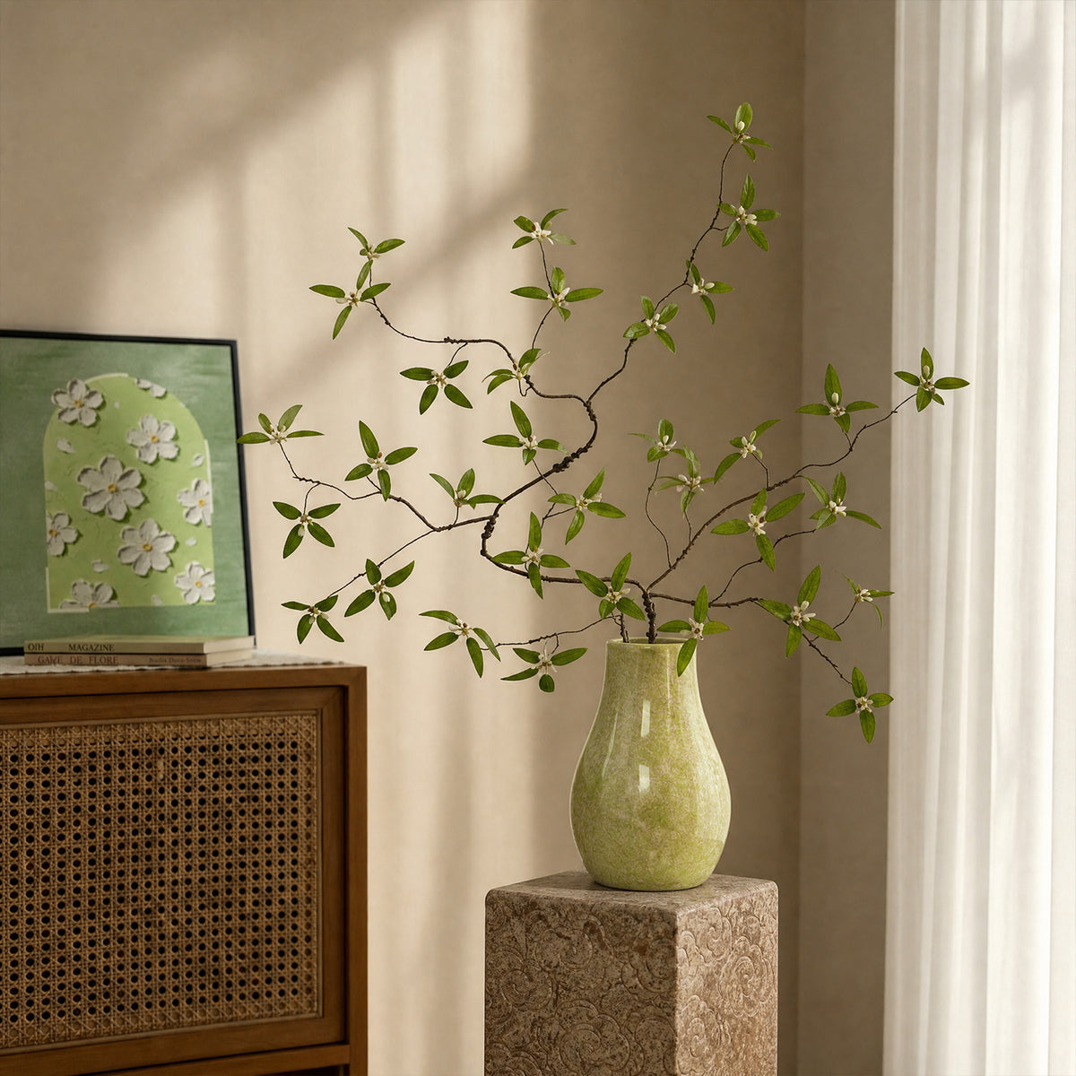 Decorative Flower Accent for Home Display