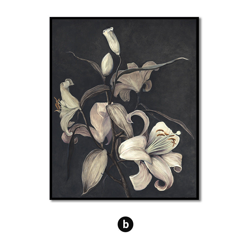Elegant Floral Canvas Artwork Homeandso
