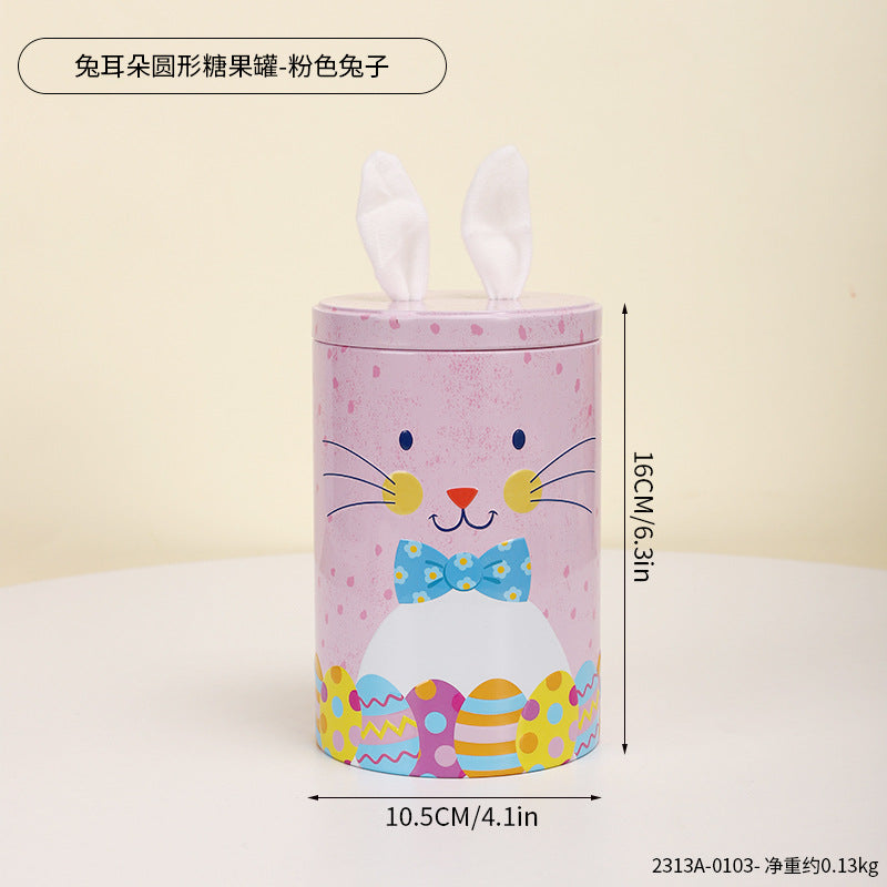 Bunny-Shaped Decorative Storage Canister Homeandso