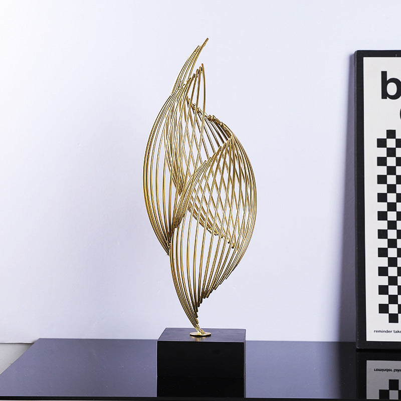 Elegant Decorative Spiral Sculpture Homeandso