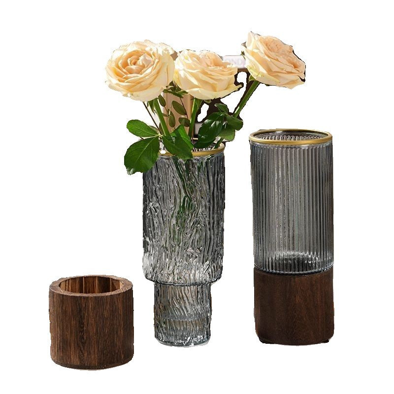 Homeandso Decorative Glass Cylinder Vase