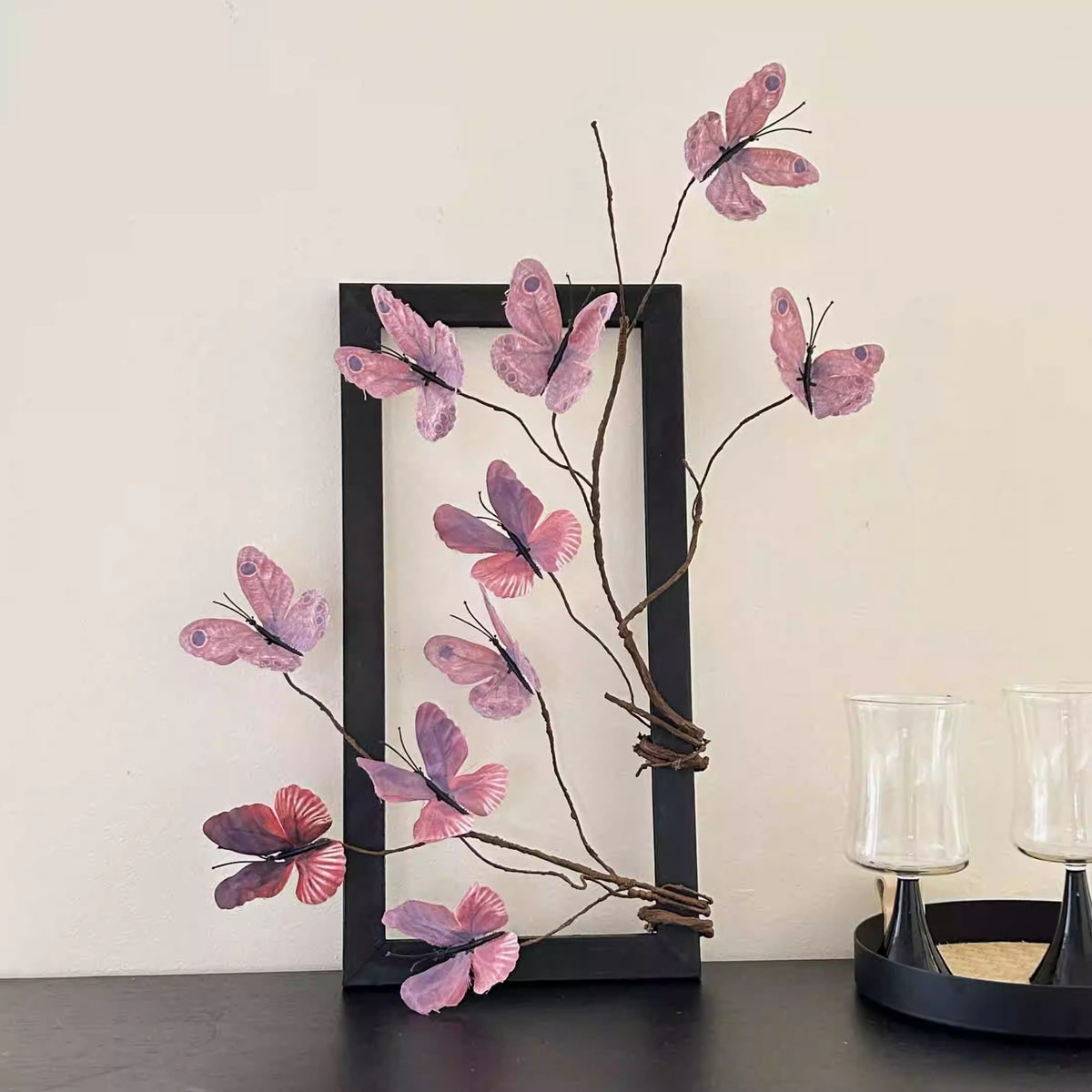 Decorative Butterfly Branch Arrangement