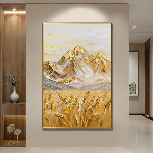 Textured Mountain Landscape Canvas Wall Art Homeandso 1789034951