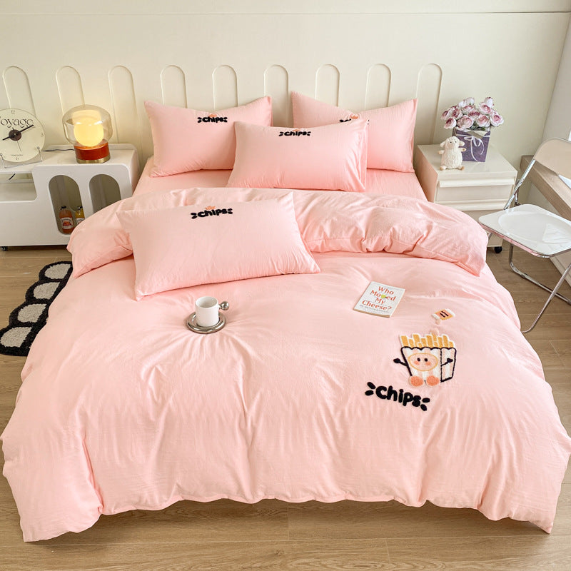 Playful Panda-Themed Duvet Cover Set Homeandso
