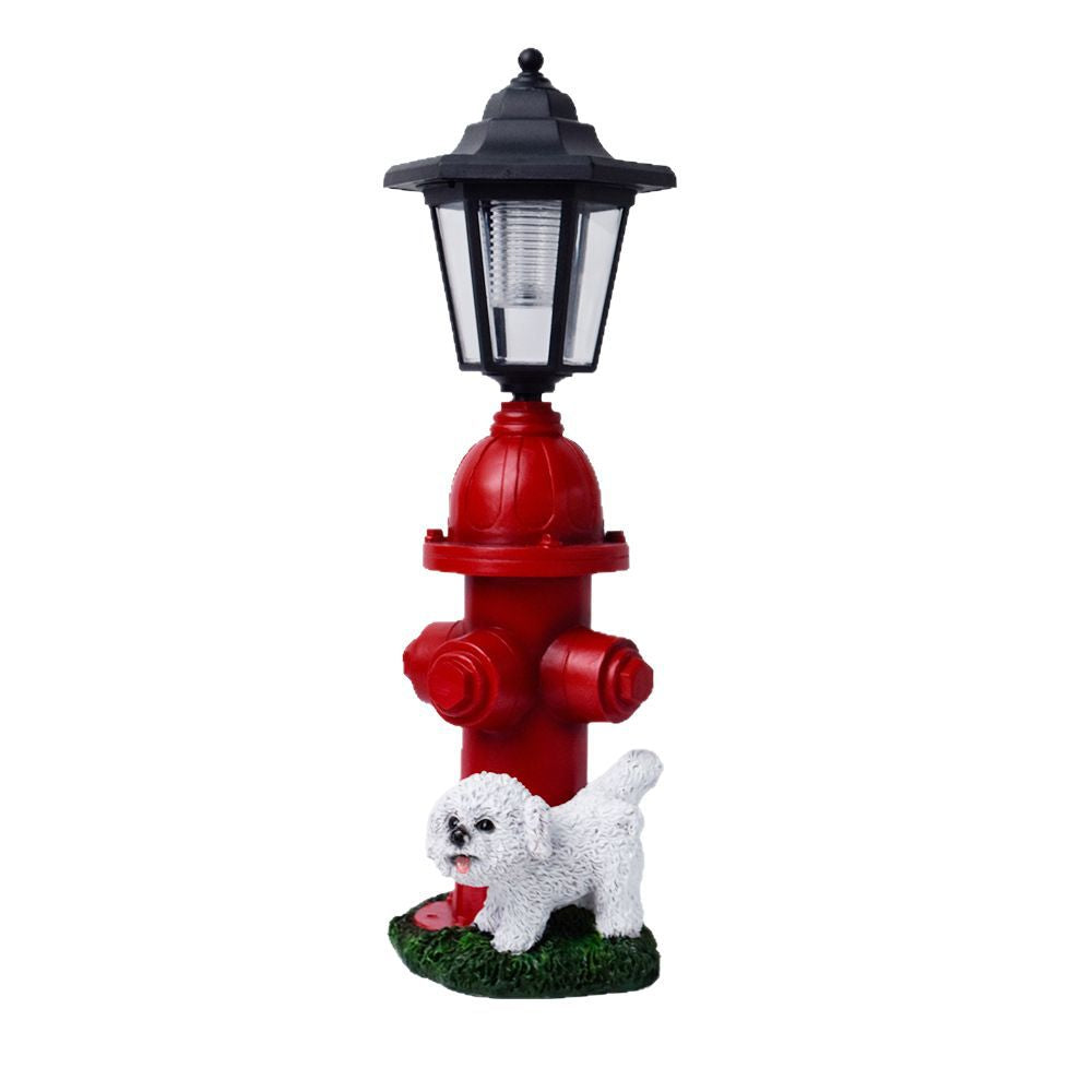 Decorative Dog Hydrant Lantern Homeandso