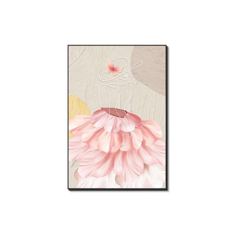 Floral Abstract Line Art Print Homeandso