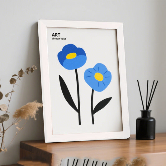 Abstract Botanical Wall Art Print