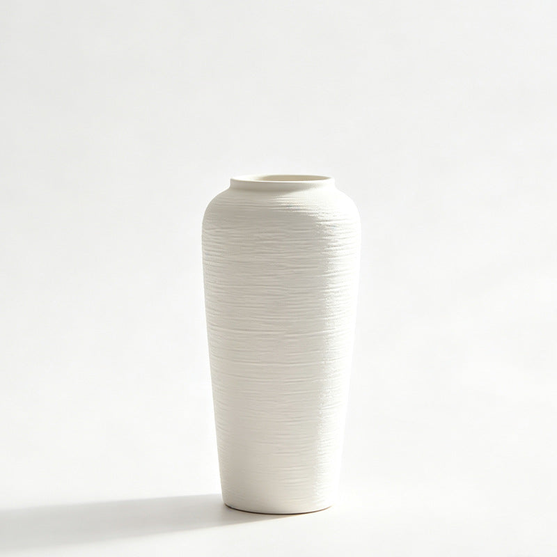 Textured Ceramic Decorative Floor Vase