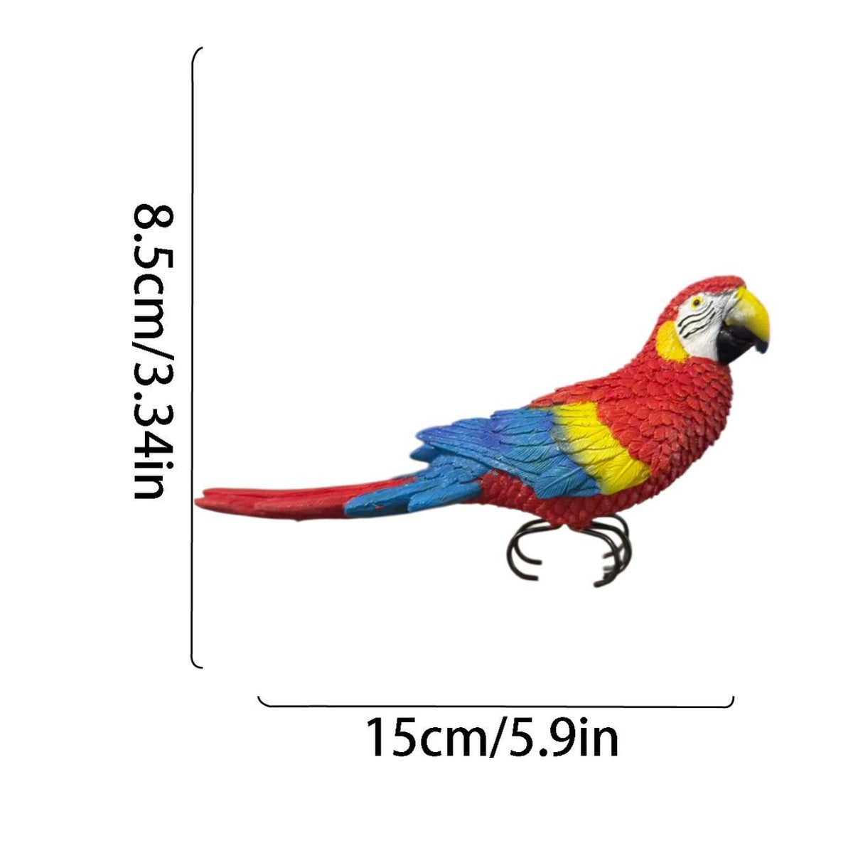 Decorative Parakeet Bird Figurine Homeandso