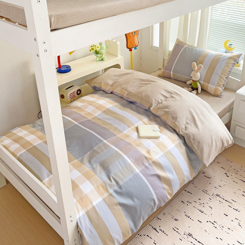 Decorative Cozy Striped Bedding Set Homeandso