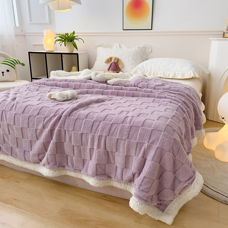 Luxuriously Textured Fleece Bedspread