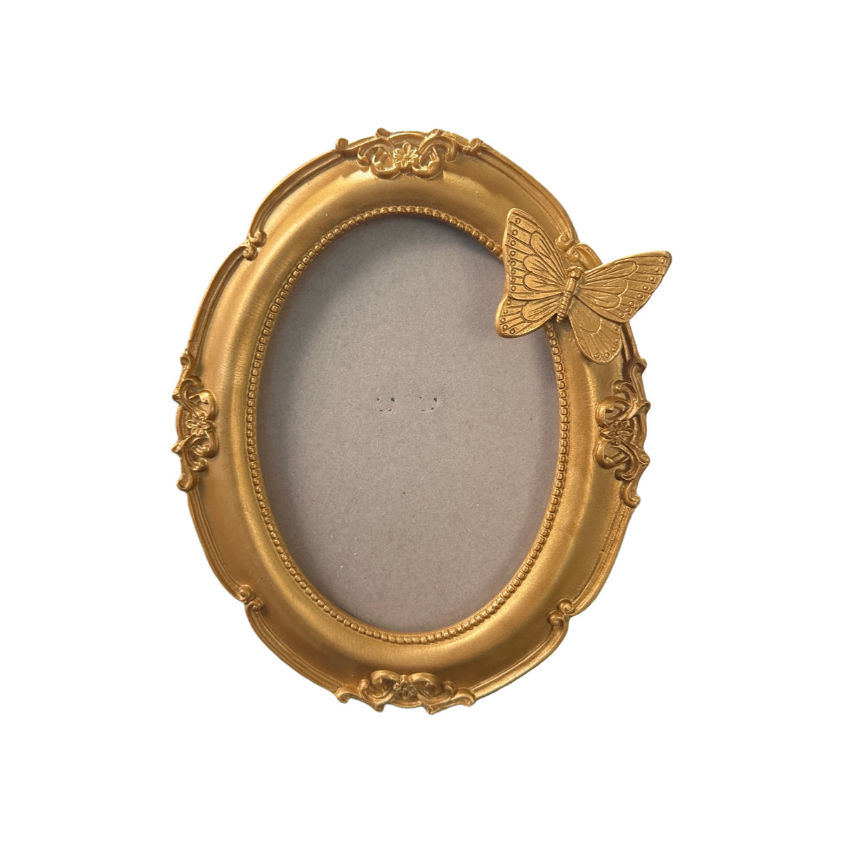 Elegant Oval Butterfly Picture Frame Homeandso