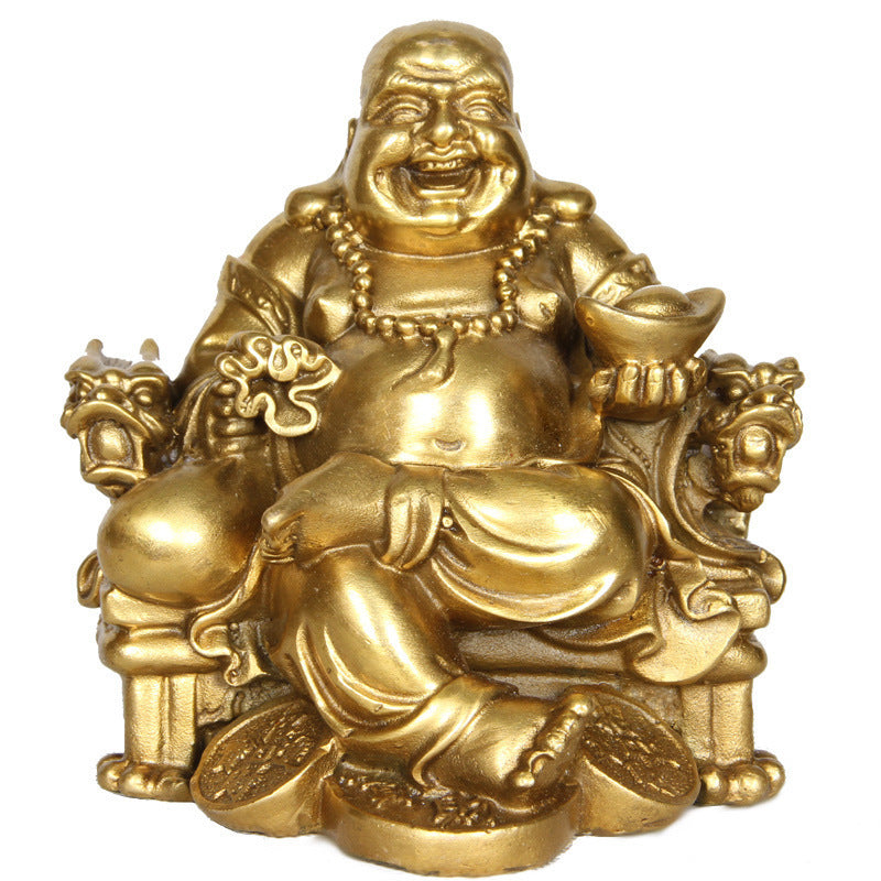 Decorative Happy Buddha Figurine Homeandso