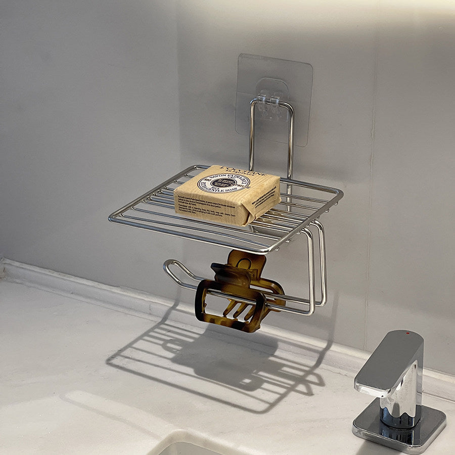 Wall-Mounted Bathroom Organizer