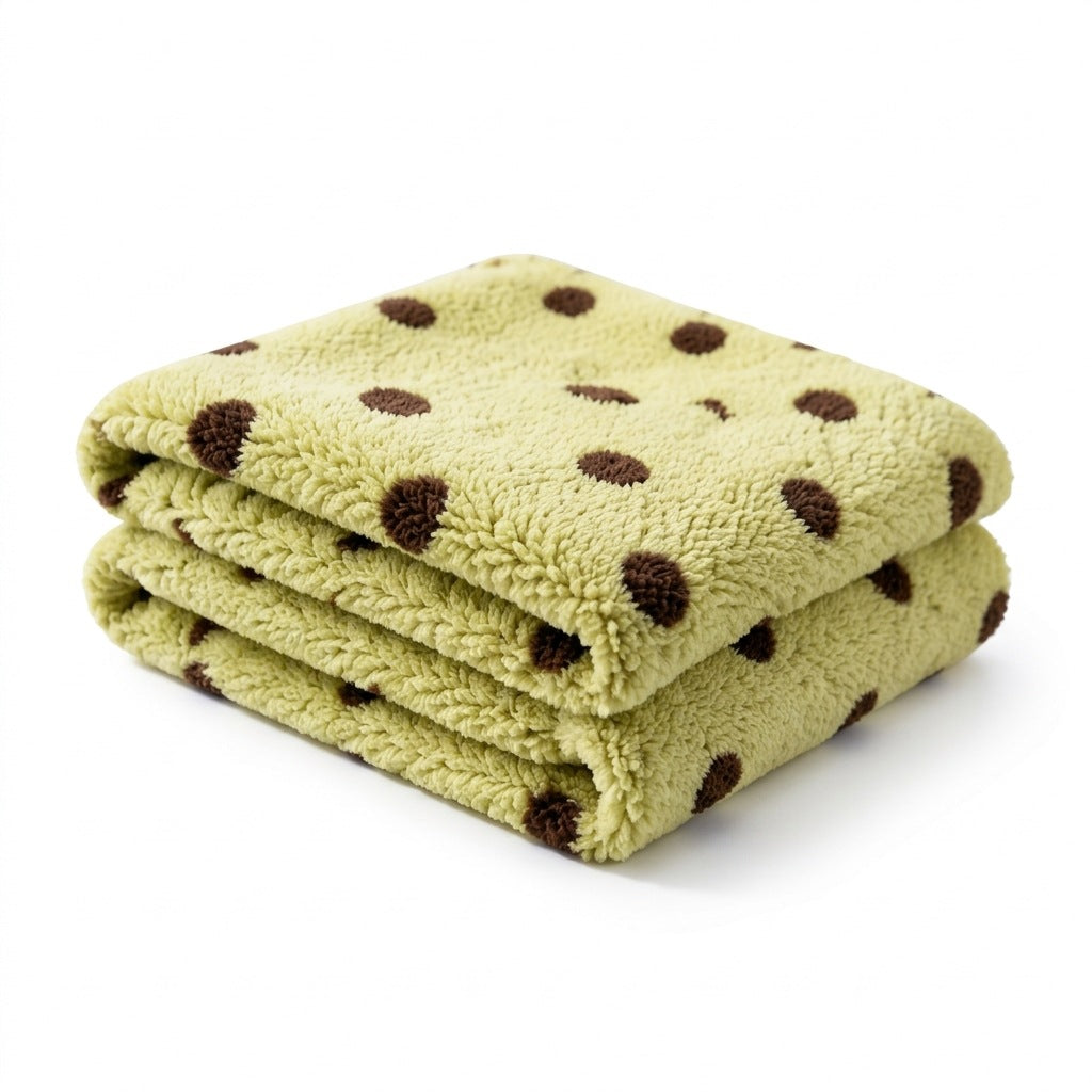 Zachte Polka Dot Fleece Deken