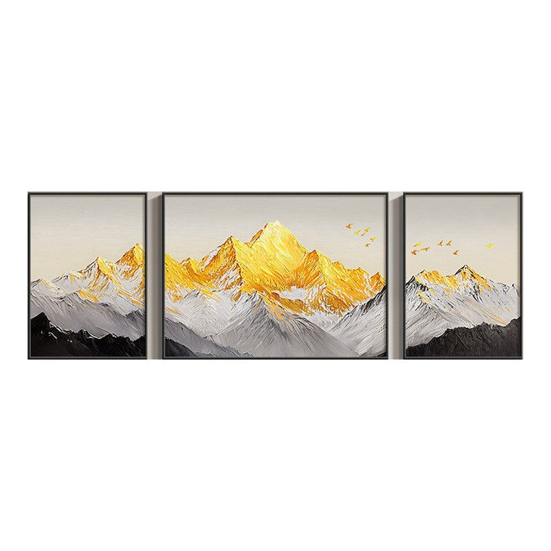 Three-Piece Mountain Landscape Canvas Art Set Homeandso