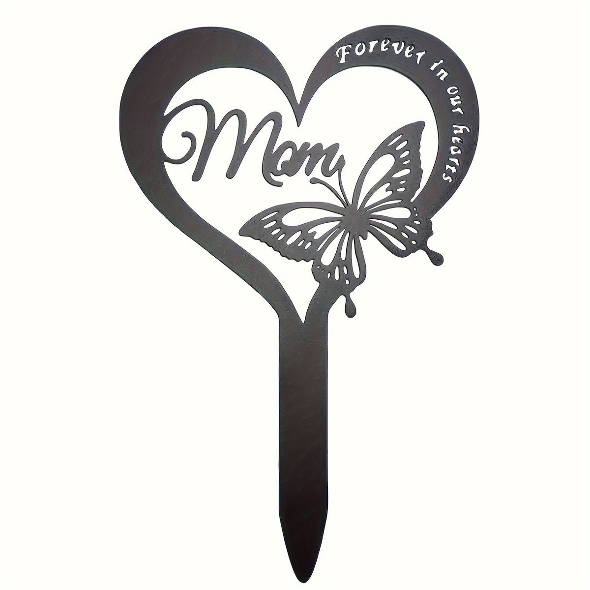 Heart-Shaped Decorative Garden Stake Homeandso
