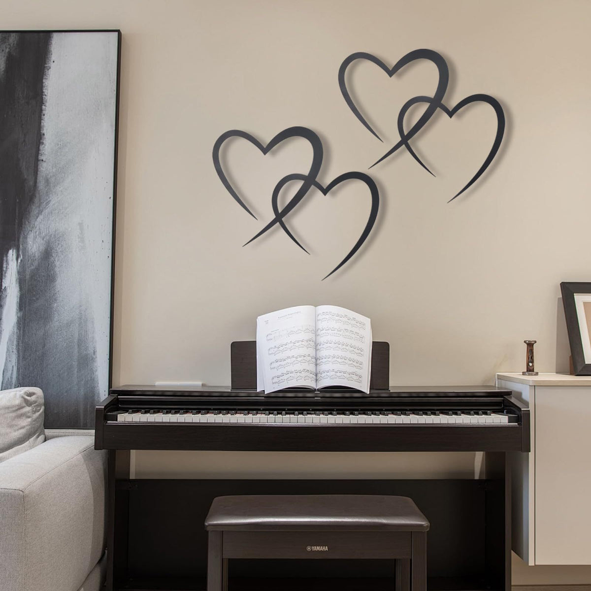 Decorative Heart-Shaped Wall Art Homeandso