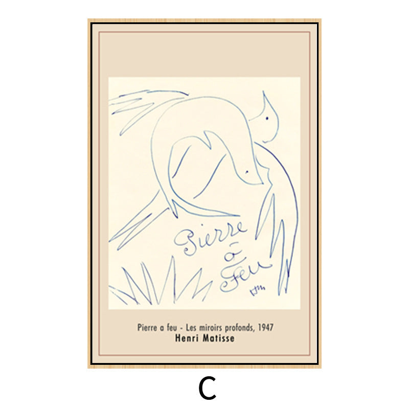 Framed Doodle Heart Wall Art Homeandso